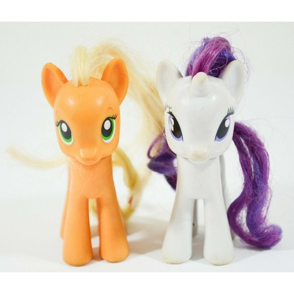 My Little Pony Lot of 11 Assorted Toy Figures + Purse + 7" Ty Pinkie Pie Plush - Picture 7 of 9